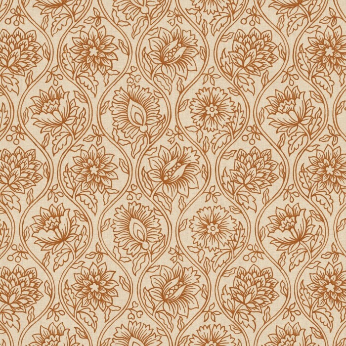Lotus Ginger Fabric by The Pure Edit