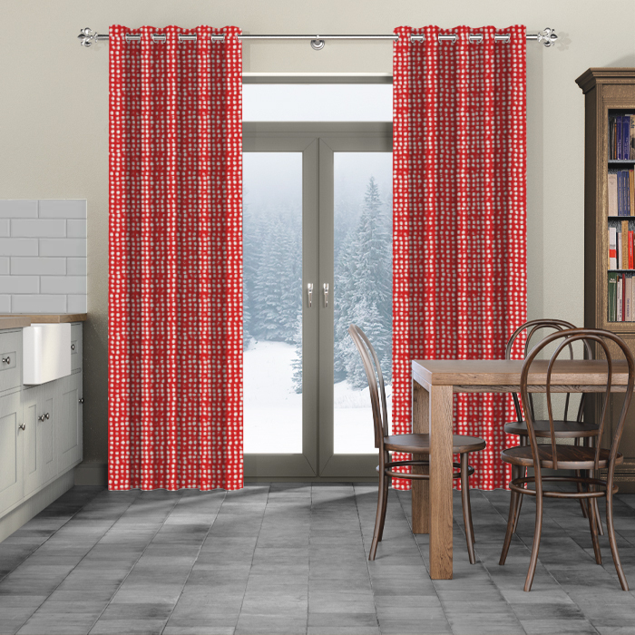 Dot Dot Scarlet Curtains
