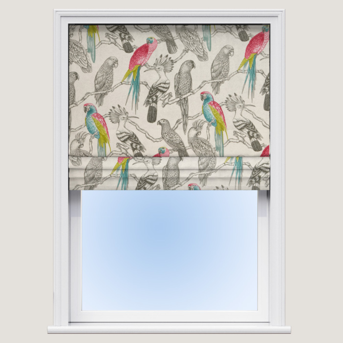 Made To Measure Roman Blind Aviary Begonia