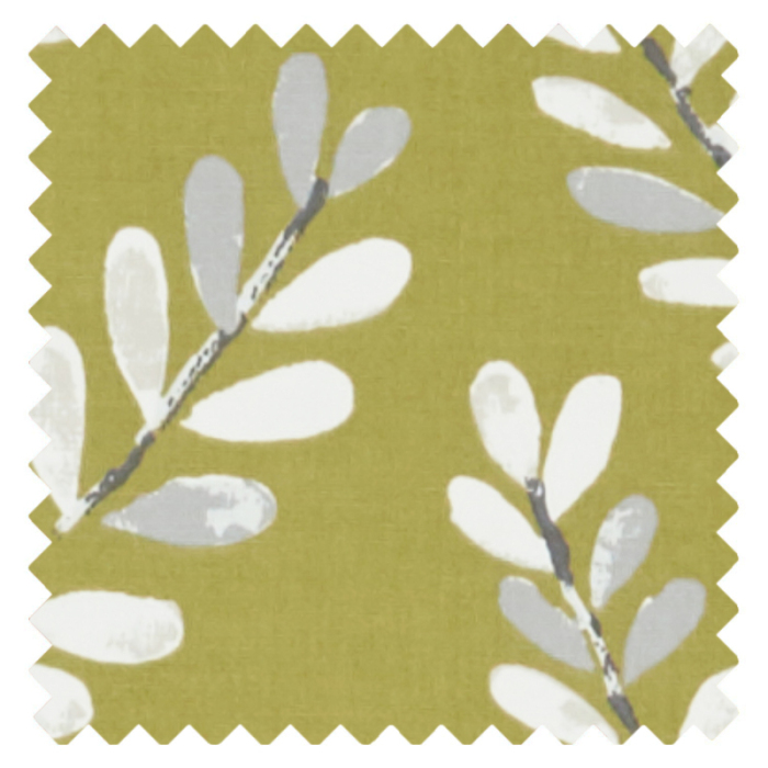 Made To Measure Roman Blind Scandi Sprig Kiwi Swatch
