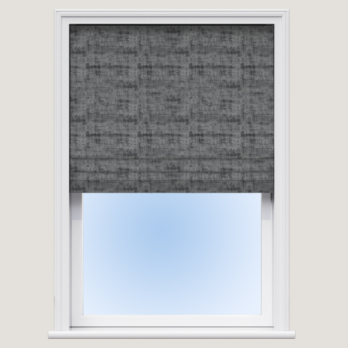 Alessia Velvet Espresso Roman Blind