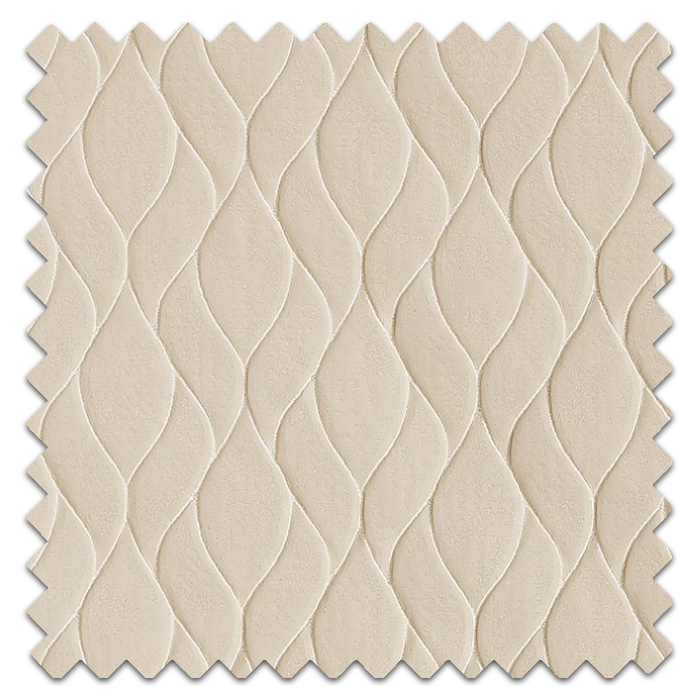 Roman Blinds Ripple Champagne Fabric Sample