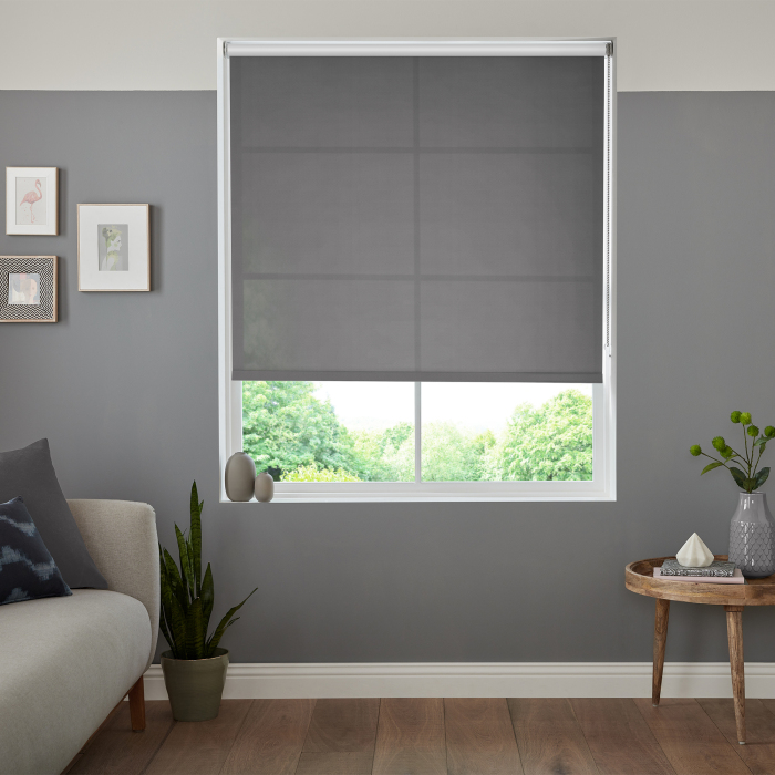 Malton Silver Eve Electric Roller Blind