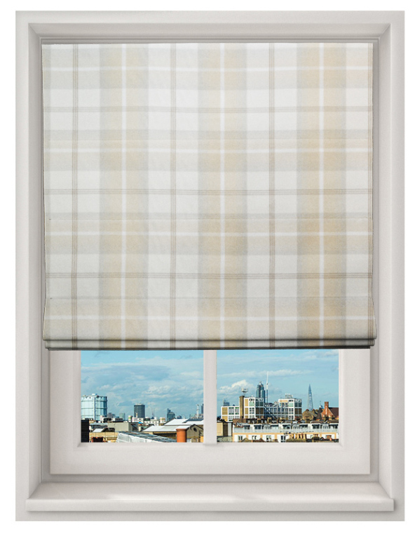 Balmoral Natural Made To Measure Roman Blind