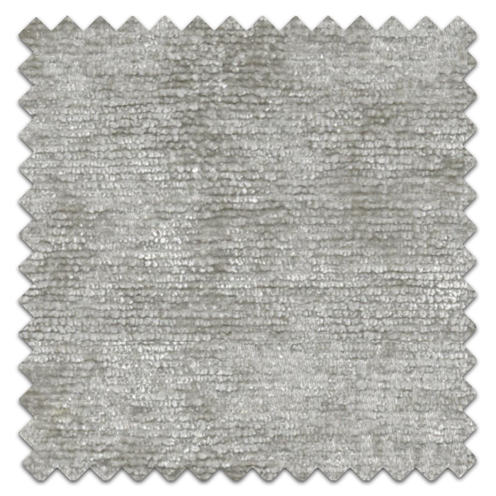 Roman Blind in Chenille Silver Fabric Sample