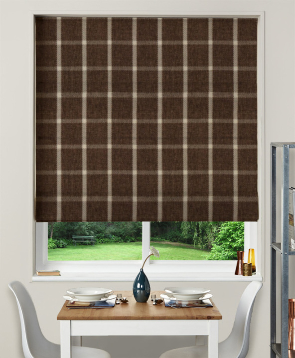 Made To Measure Roman Blind Halkirk Bracken 1