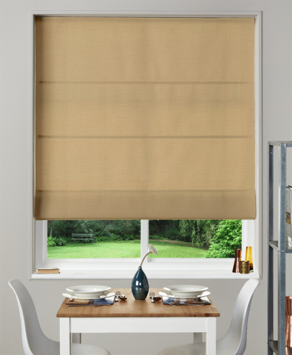 Made To Measure Roman Blind Nantucket Honey 1