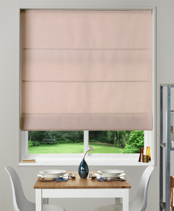 Made To Measure Roman Blind Nantucket Rose 1