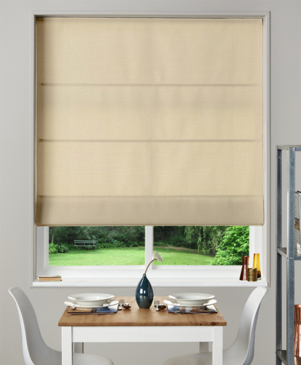 Made To Measure Roman Blind Nantucket Stone 2