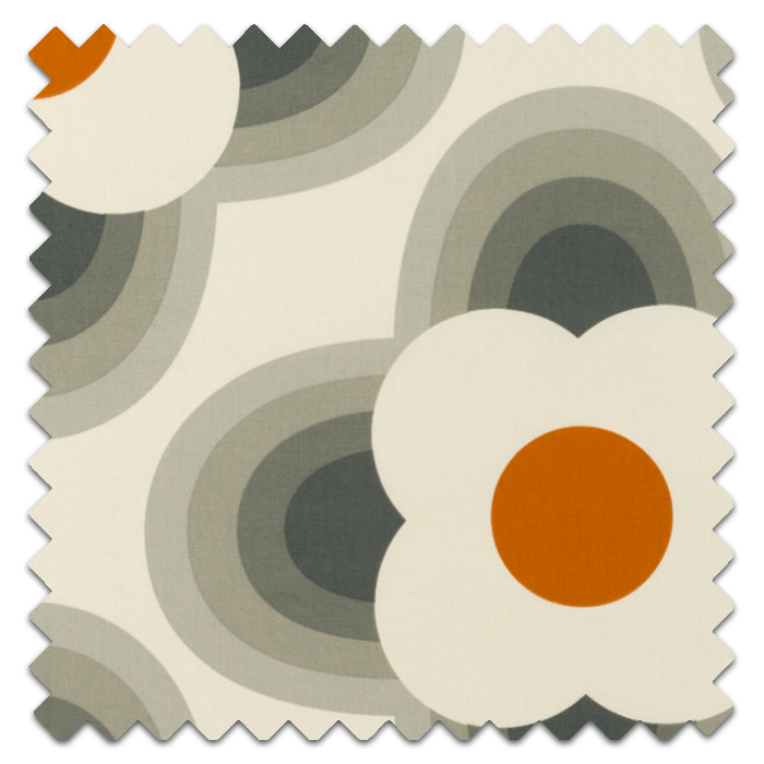 Swatch of Striped Petal Orange