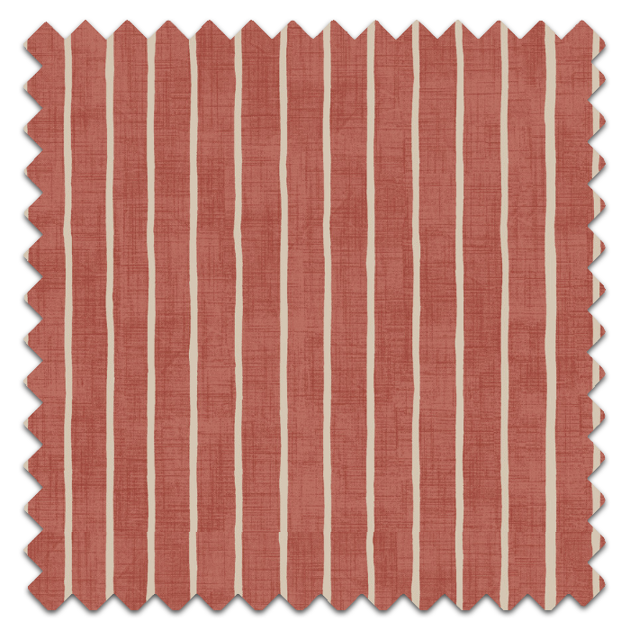 Roman Blind Pencil Stripe Gingersnap Fabric Sample