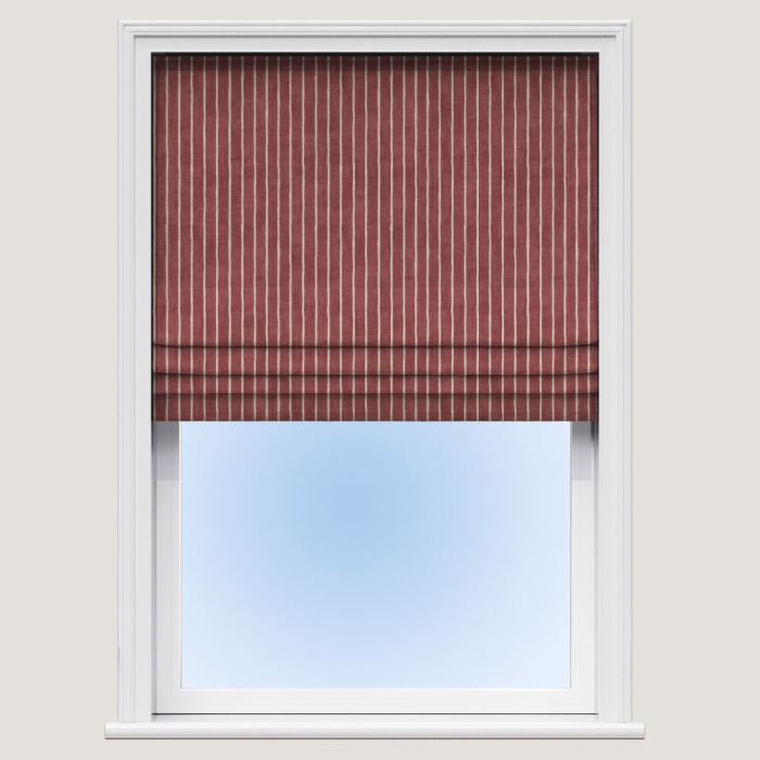 Pencil Stripe Massai Roman Blind