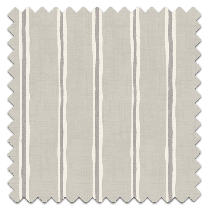 Roman Blind Rowing Stripe Flint Fabric Sample