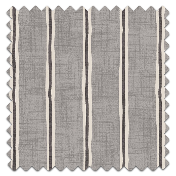 Swatch of Rowing Stripe Pewter