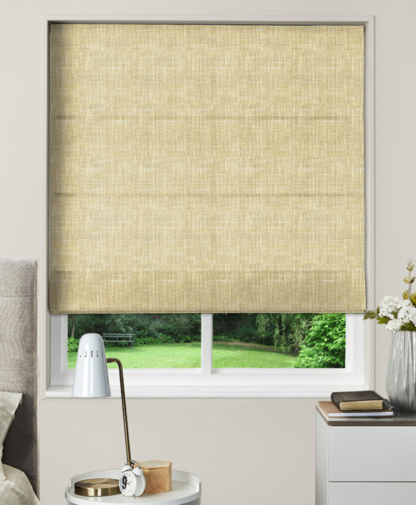 Made To Measure Roman Blind Silva Ochre