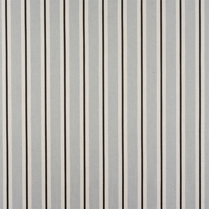 Arley Stripe Silver Fabric by Porter And Stone
