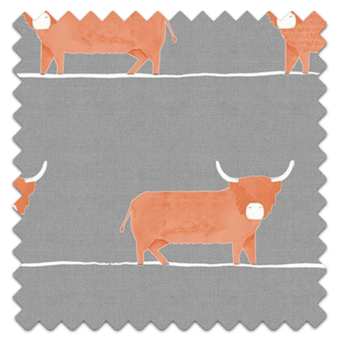 Roman Blinds Dougal Granite Fabric Sample