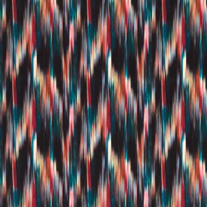 Melange Magenta Peacock Fabric by Clarke And Clarke