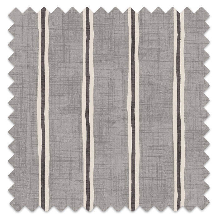 Swatch of Rowing Stripe Pewter