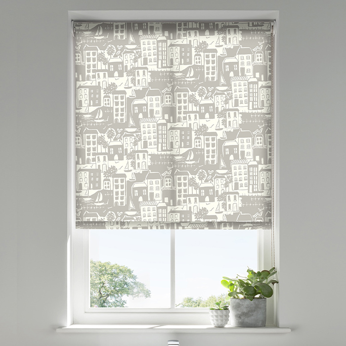 Waterside Grey Roller Blind