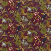 Rainforest Cranberry Fabric Flat Image