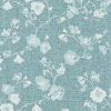 Sakura Teal Fabric Flat Image
