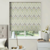 Electric Roman Blind in Tiffany Mulberry