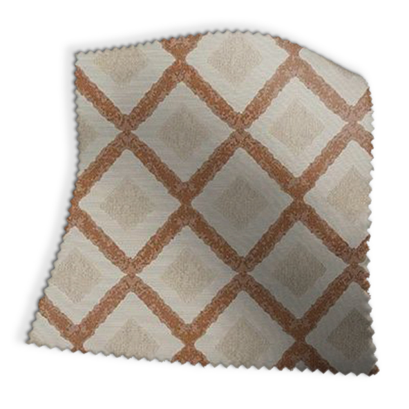 Vivaldi Burnt Orange Fabric Swatch