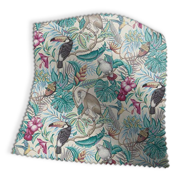 Rainforest Cassis Fabric Swatch