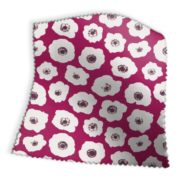 Vallmo Cerise Fabric Swatch