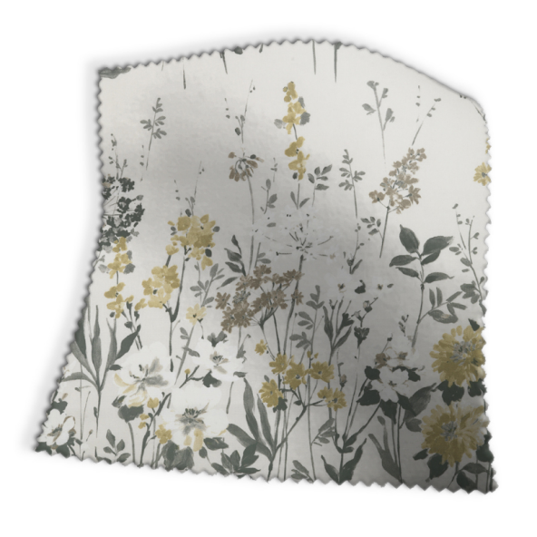 Wild Meadow Charcoal Fabric Swatch