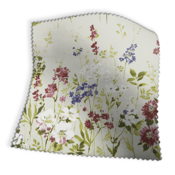 Wild Meadow Magenta Fabric Swatch