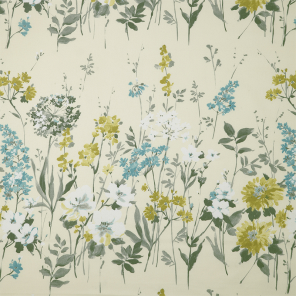 Wild Meadow Pistachio Fabric Flat Image