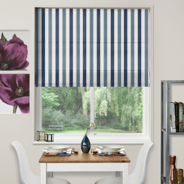 Electric Roman Blind in Lowell Riviera