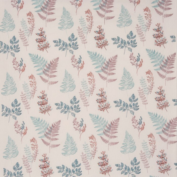 Sprig Rose Water Fabric Flat Image