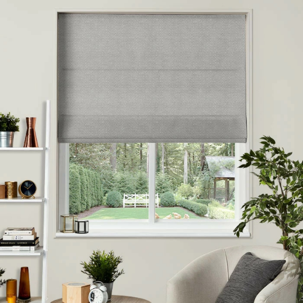 Electric Roman Blind in Summit Glacier