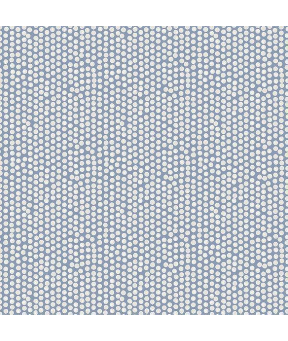 Spotty China Blue Fabric Flat Image
