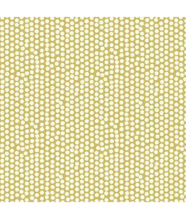 Spotty Ochre Fabric Flat Image