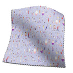 Swatch of Alphabet People Lilac by Voyage Swatch of Alphabet People Lilac by Voyage