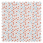 Swatch of Porthole Coral by Prestigious Textiles