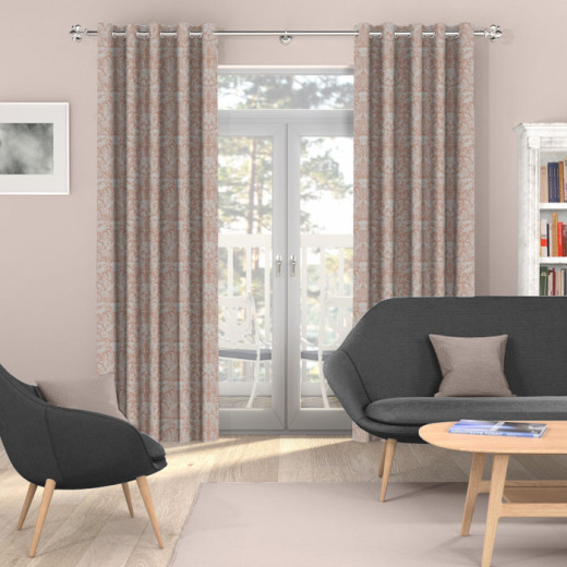 Belvedere Chalk Rose Curtains Belvedere Chalk Rose Curtains