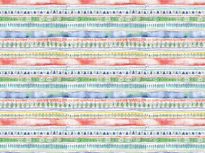 Made To Measure Curtains Carnival Stripe Primary