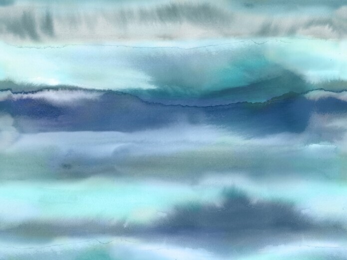 Made To Measure Roman Blinds Fjord Cobalt