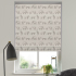 Roman Blind in Prairie Animals Anthracite