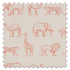 Fabric Sample Prairie Animals Clementine Roman Blind