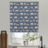 Roman Blind in Prairie Animals Denim
