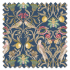 Song Bird Navy Roman Blind Fabric Sample