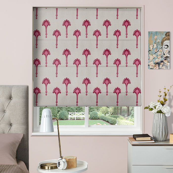Roman Blind in Ashiki Begonia