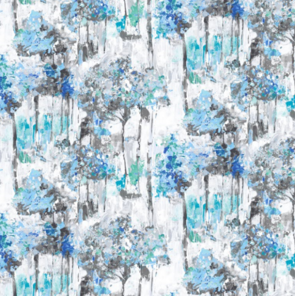 Camden Blue Roman Blind