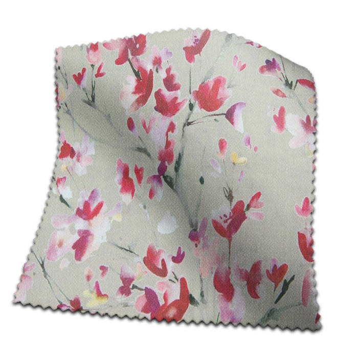 Swatch of Belsay Raspberry Sand by Voyage